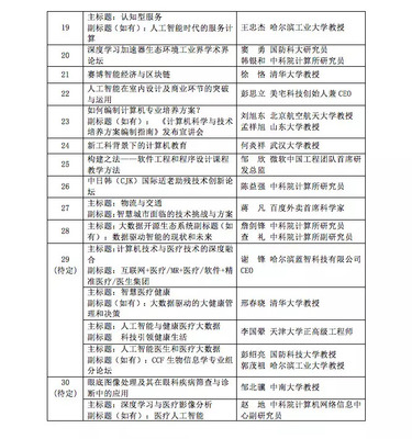 CNCC 2017 | 中国计算机大会十月福州举行,今年主题“人工智能改变世界”